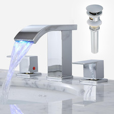 Bathroom Faucets 3 Hole Widespread Bathroom Faucet Bathroom Sink Faucet 8 Inch B