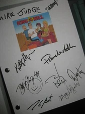 King of the Hill Hank's Back Signed TV Script X9 Mike Judge Kathy Najimy Depp RP