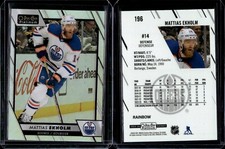 2023-24 O-Pee-Chee Platinum Rainbow Base #196 Mattias Ekholm
