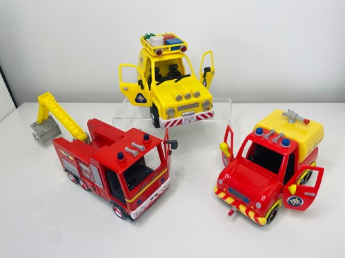 Fireman Sam Toys Bundle Fire Station Boat House Jeep & 9 Figures Playset - Picture 15 of 20