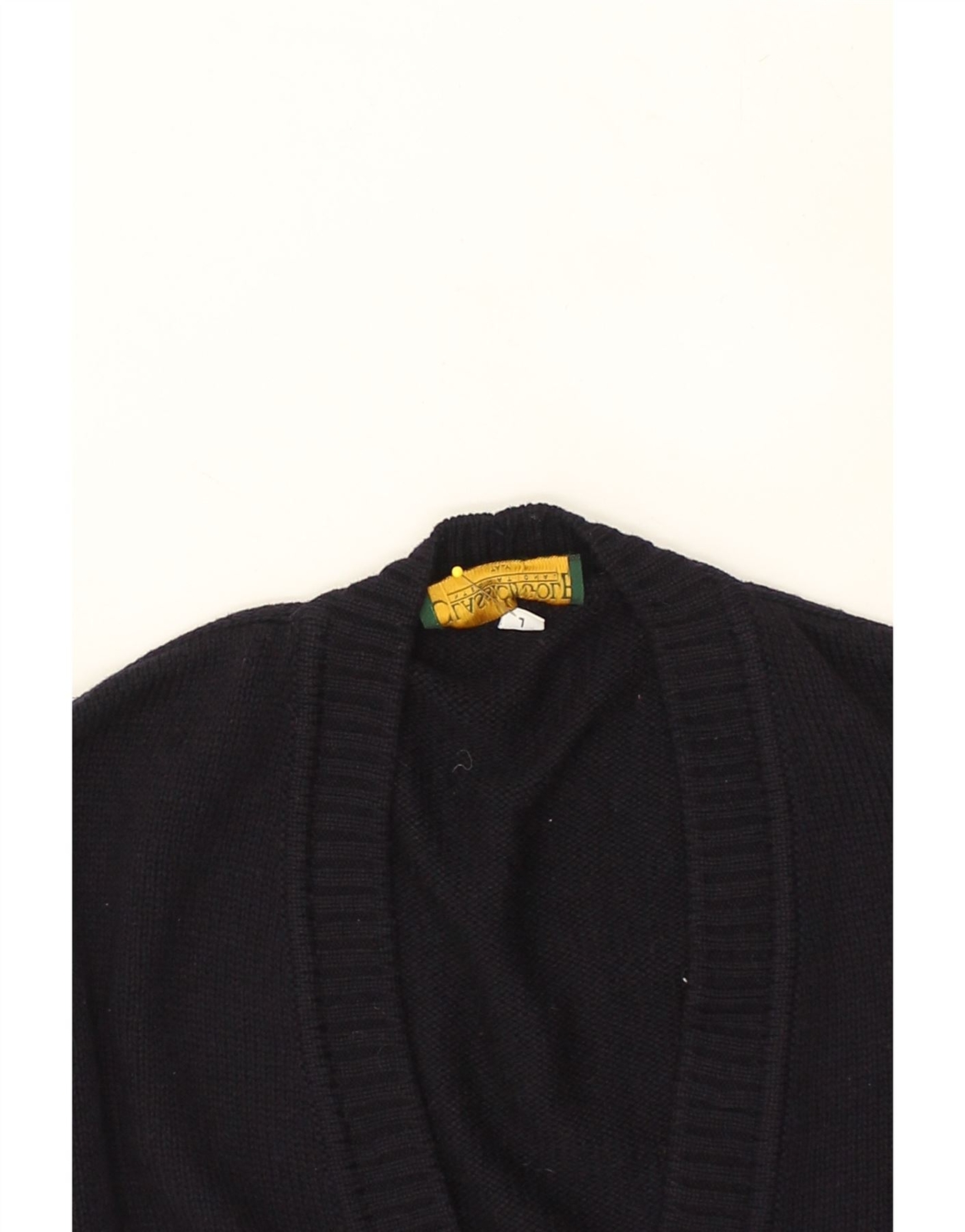 VINTAGE Mens Cardigan Sweater Large Navy Blue Wool AP23 eBay