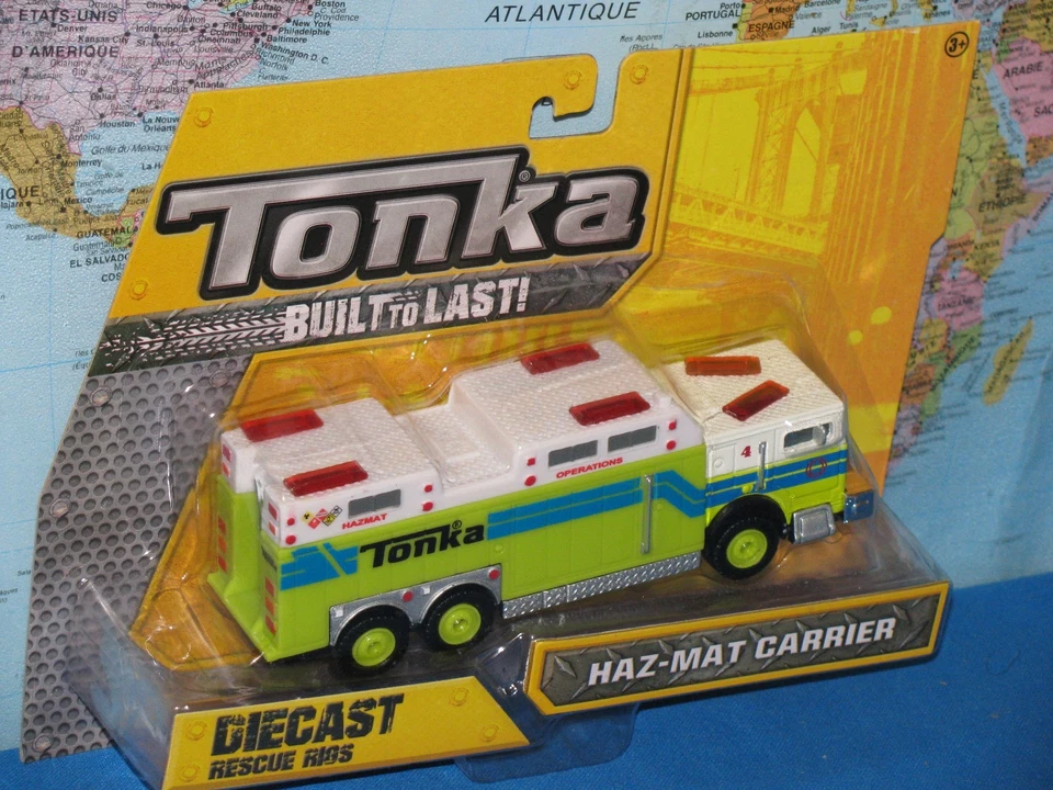TONKA RESCUE RIGS HAZ MAT CARRIER TRUCK 6" (15cm) DIECAST ***BRAND NEW & VHTF*** - Image 3 of 4
