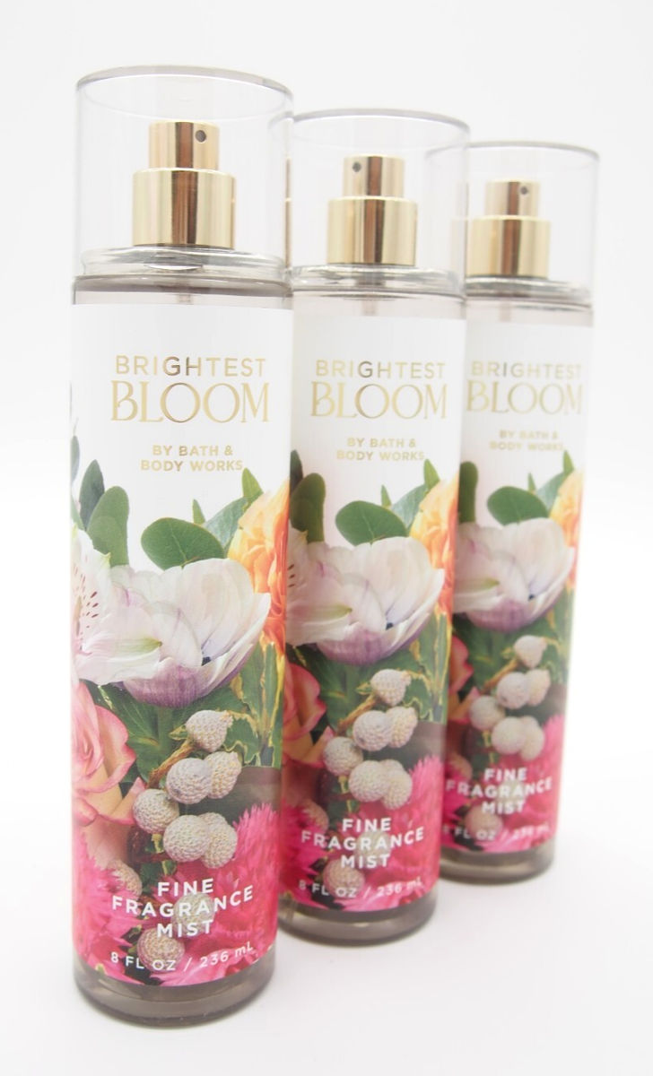 3) Bath Body Works BRIGHTEST BLOOM Jasmine Lily Fragrance Mist