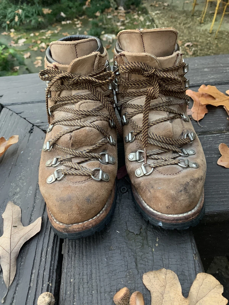 Kids leather top hiking boots
