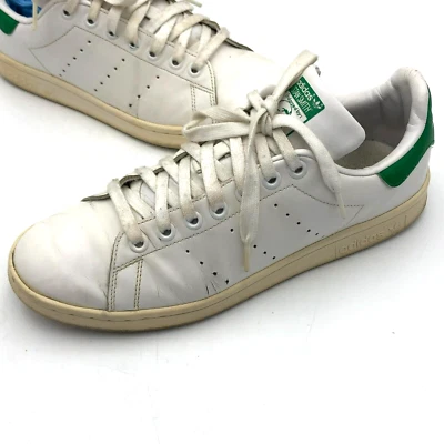 Sz 7.5 Adidas Originals Stan Smith White Green Casual Shoes Sneakers Men Brazil - Image 1 of 4