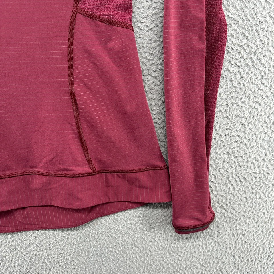 Top Lululemon Mujer 4 Granate Correr para Dorado 1/4 Cremallera Manga Larga Correr Gimnasio Chaqueta Foto 4 de 4
