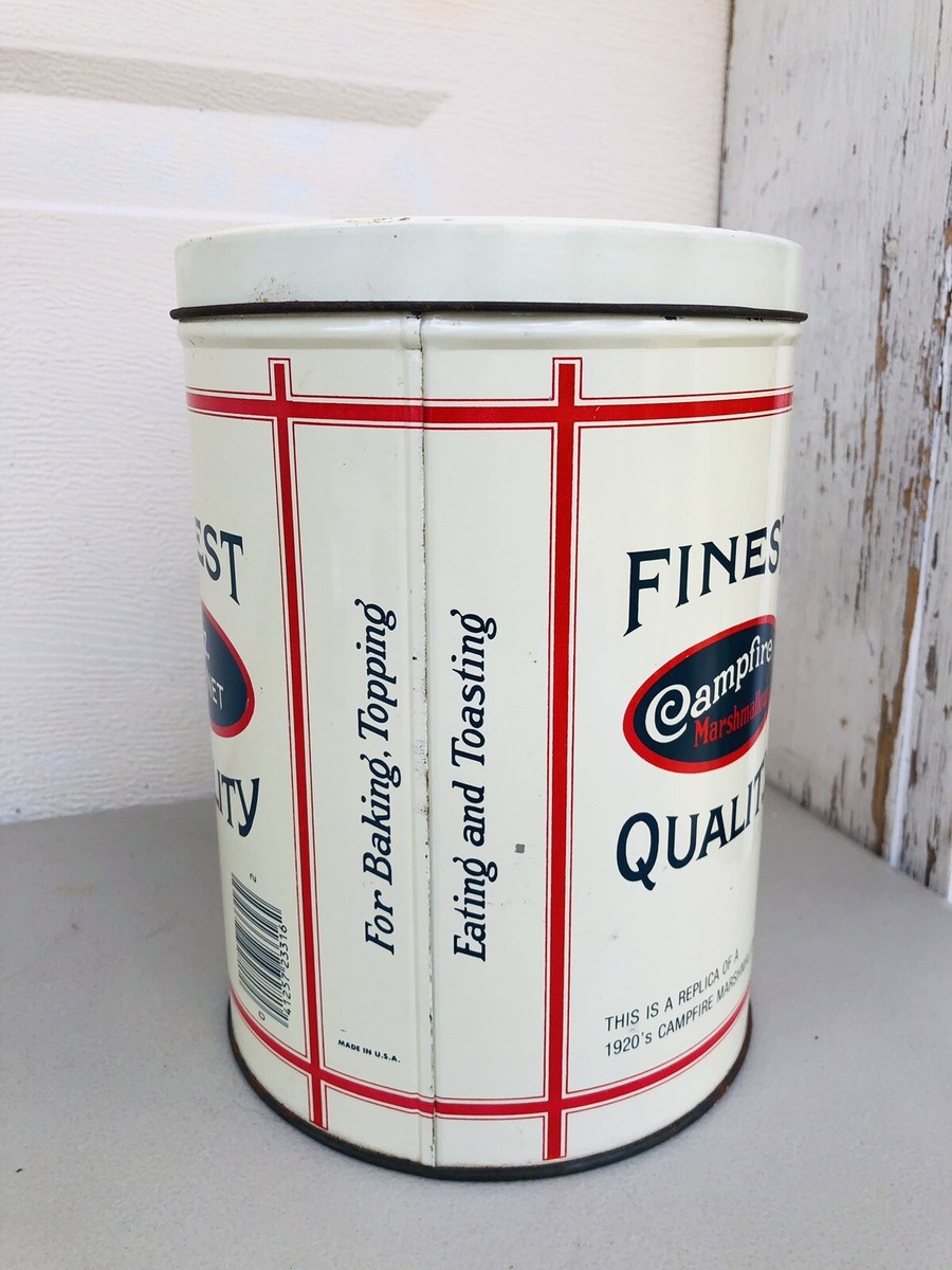 Vintage Campfire Marshmallow 1920s Tin Replica Can Borden | eBay