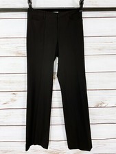 Nine West Womens Dress Pants Size 2 Black Stretch Pockets Mid-Rise Straight Leg