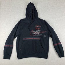 Nike Hoodie Mens Medium Black Cotton Polyester Sweater Activewear