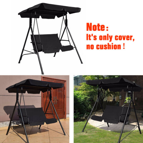 Replacement Canopy For Swing Seat Garden Hammock 2 3 Seater Spare Cover Sunshade - Garden Swing Chair Seat Cover