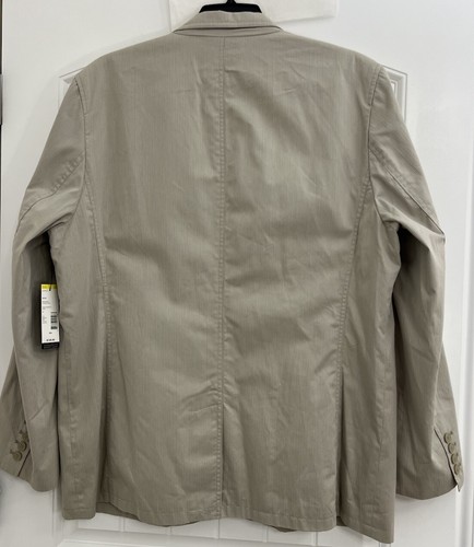 Structure Men’s Spring Blazer Suit Jacket Size XXL Beige Sport Suit Striped $120 - Picture 2 of 24