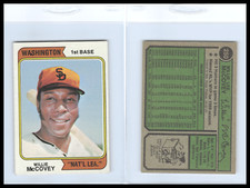 1974 Topps #250 Willie McCovey Washington Variation 