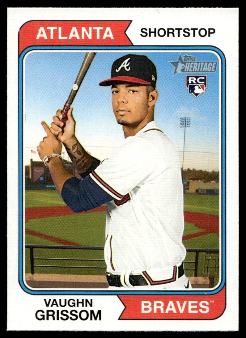 2023 Topps Heritage Vaughn Grissom Rookie G62 Atlanta Braves #97