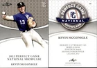 KEVIN MCGONIGLE 2022 LEAF PERFECT GAME "National Showcase" ROOKIE CARD #60