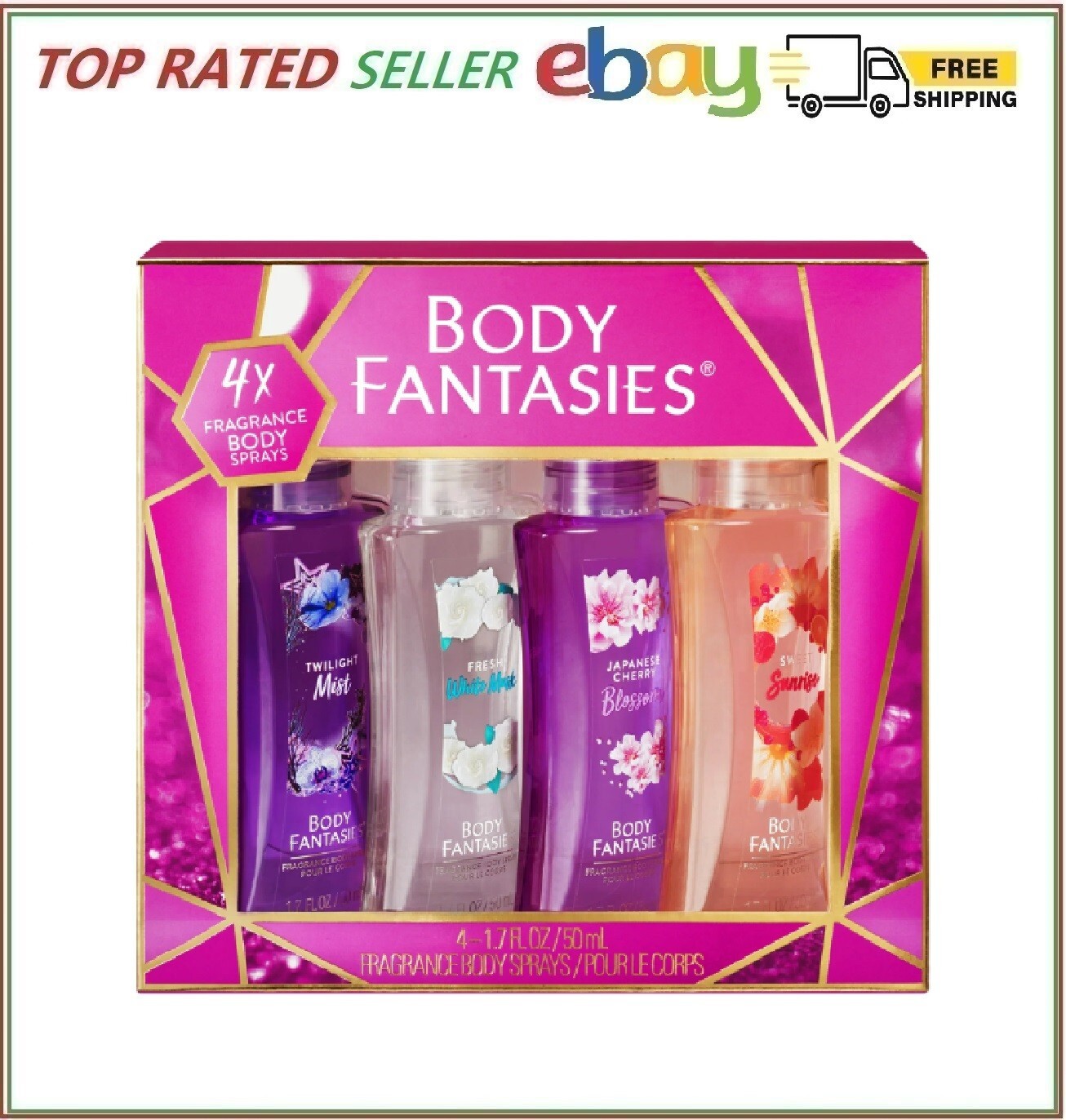 Gift Set For Women, 1.7 Fl Oz, 4 C