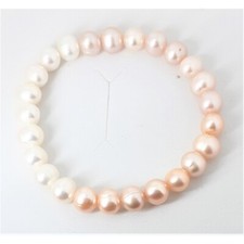 Bracciale Donna Elastico MIKIKO MB0190P0FCMU089 2 Con Perle Bianche E Rosa