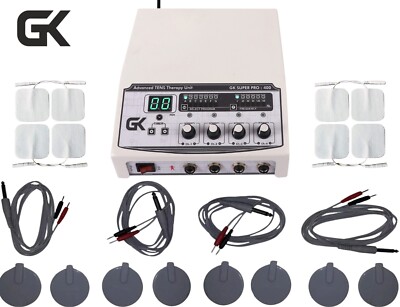 Profs Machine Prof. Home use 4 Channel Electrotherapy Physical Ultrasound Therapy ...