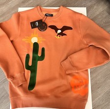 Roku studio mens 100 AUTHENTIC pullover crewneck sweater size Medium Cactus NWT