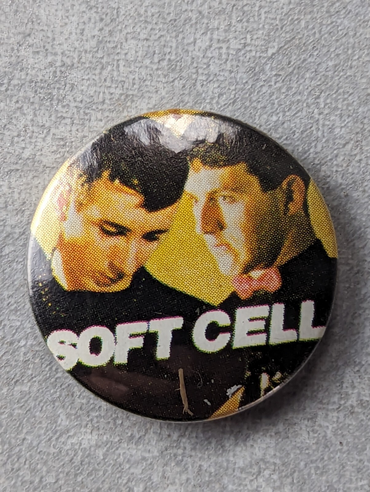 Vintage 80s Soft Cell PIN BADGE Purchased Around 1986