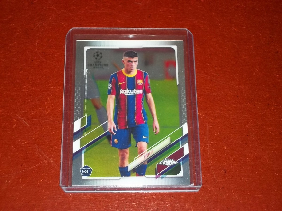 2020-21 Topps Chrome UEFA Champions League RC Pedri | eBay