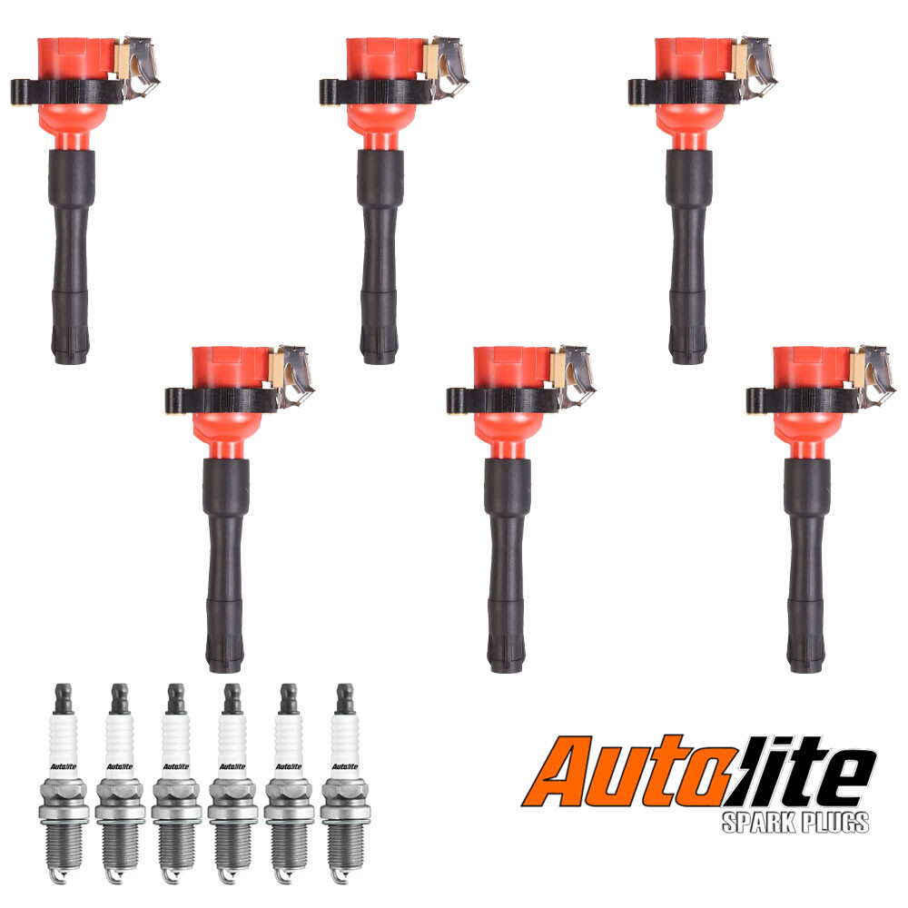 Energy Ignition Coil  Autolite Spark Plug for 1999 BMW 328i 2.8L l6 UF354