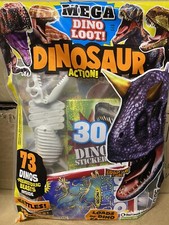 Dinosaur Action magazine #176 2023 + Dino grabber, 30 stickers Mega Dino Loot