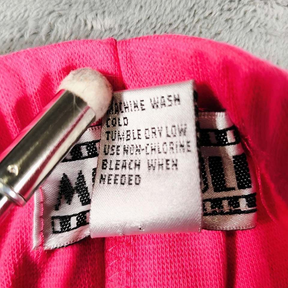 Vintage 1990s Hot Pink Miss Juli Womens Elastic Waist Spandex Aerobic Shorts S - Image 4 of 4