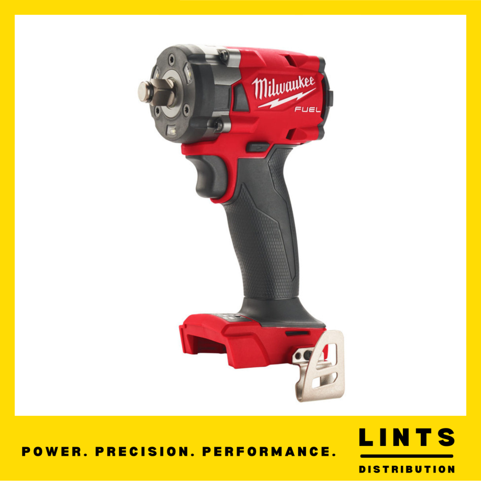 Milwaukee M18FIW2F12-0 18V Fuel 1/2"" Compact Impact Wrench + Friction Ring