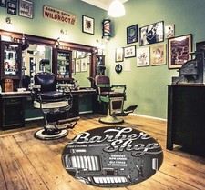 Sedia Classica 3D R250 Barbiere Negozio Tappeto Antiscivolo Tappeto Rotondo Elegante Panda