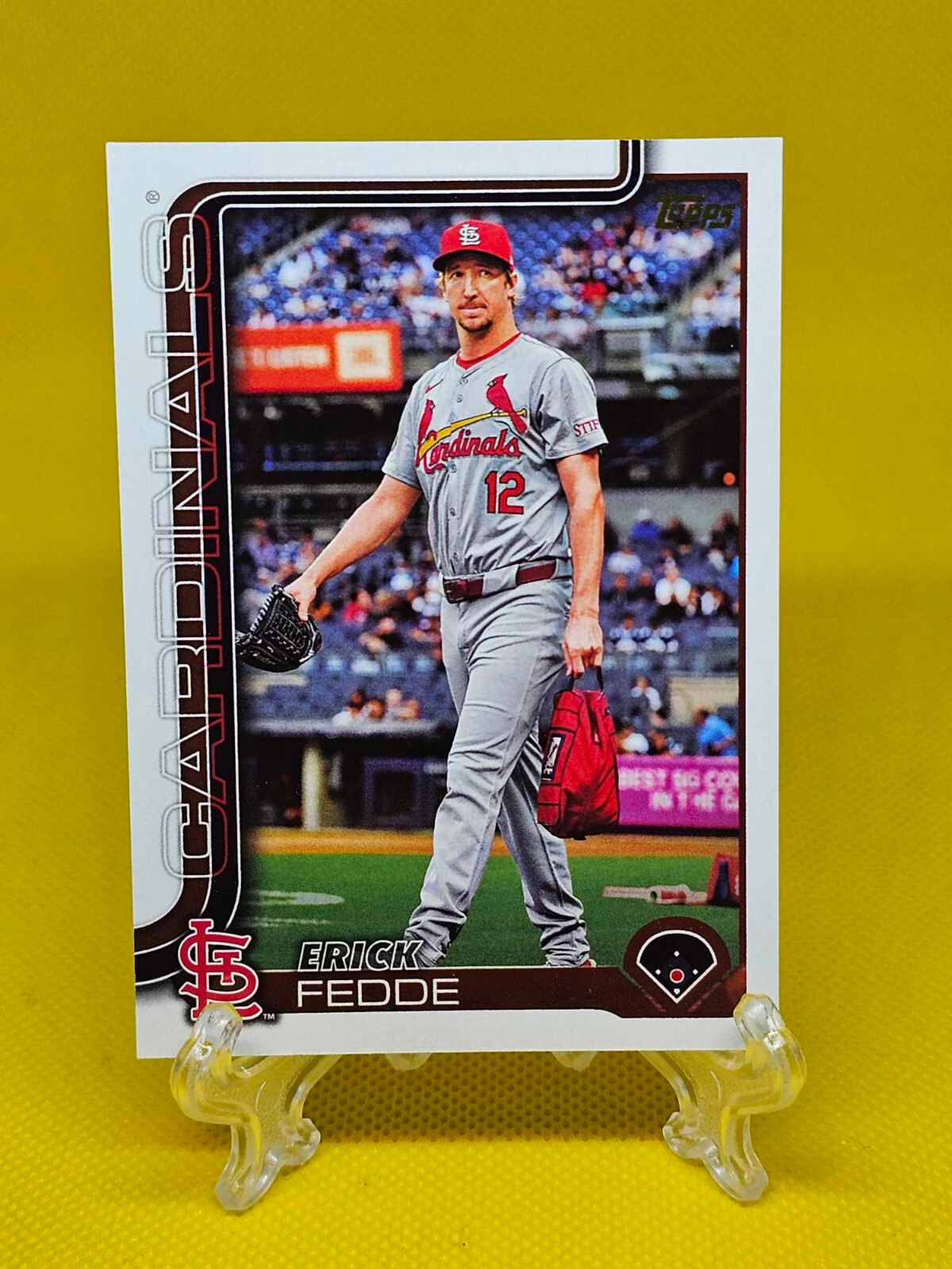 2025 Topps #229 Erick Fedde GOLDEN MIRROR SSP STL