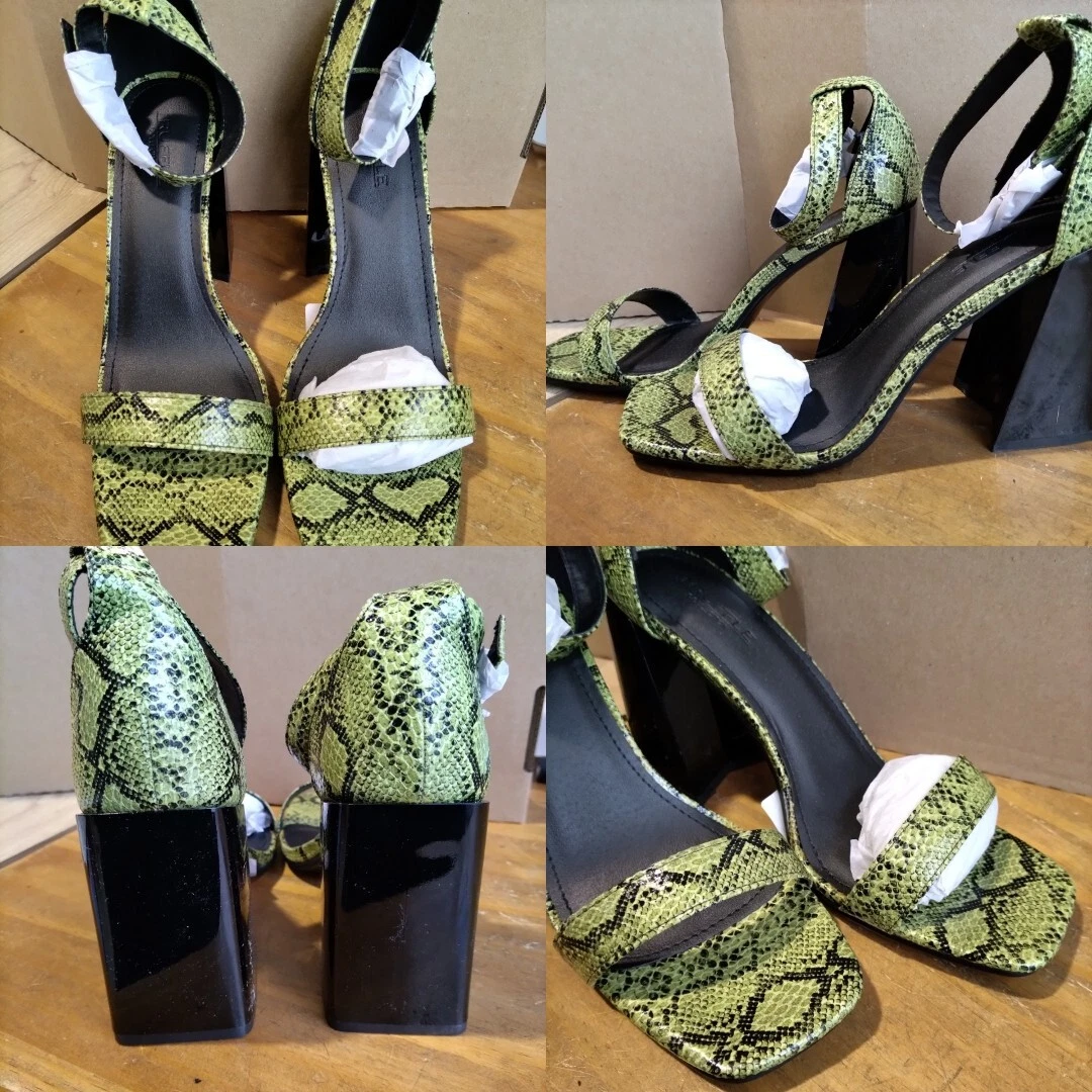 Green snake heels sale
