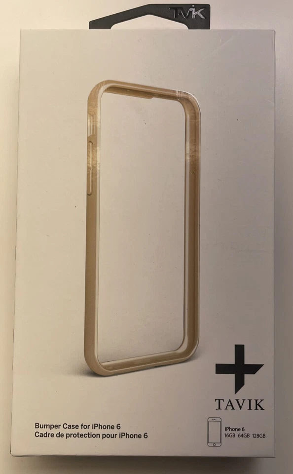 Funda protectora Tavik borde exterior para iPhone 6/6S - dorada Foto 2 de 4