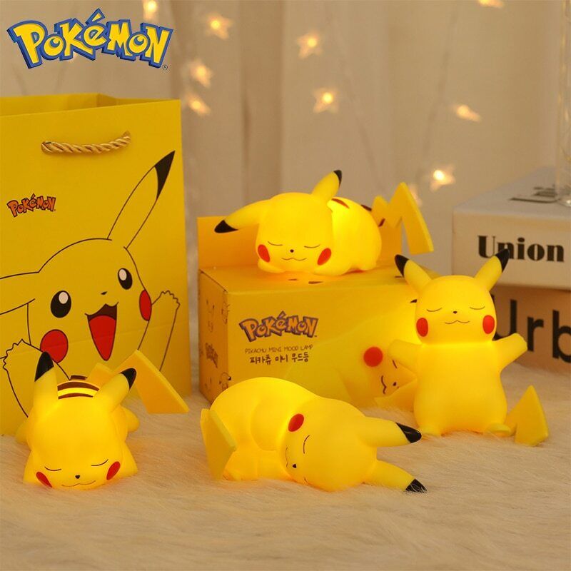 Game Pokemon Pikachu Anime Figures 3D Led Night Light Color