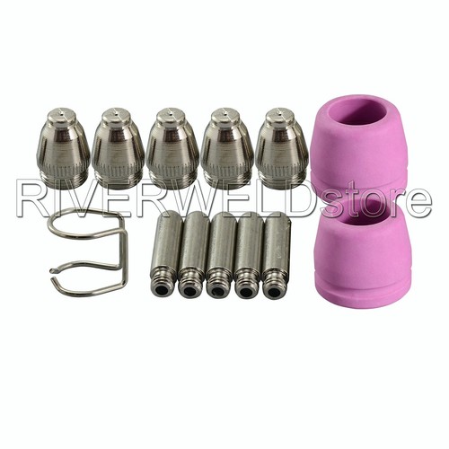 Elettrodi Ugello Taglio Plasma Kit Consumabili Torcia Plasma WSD-60P - 25 Pezzi, Punte 0.9mm 40A, Per Taglio Punte Plasma 0.9mm - Foto 3