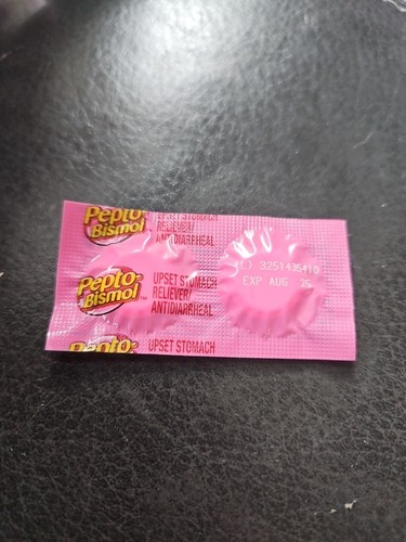 Pepto Bismol Chewables - 64 Packs of 2 Tablet Each 128 Total TabletsBulk Supply.
