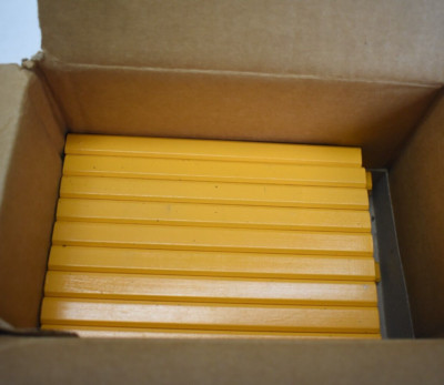 Carpenter Woodworking Pencils Lot of 72 #2 Black Lead 7'' Long Yellow Octagonal