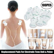 50/100pcs Electrode Pads Snap On Replacement For Tens Unit Therapy Massagersh US