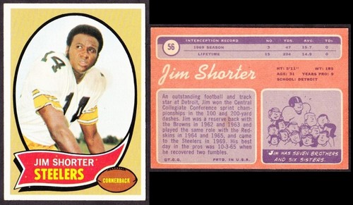1970 NFL Topps single cards - Picture 50 of 216