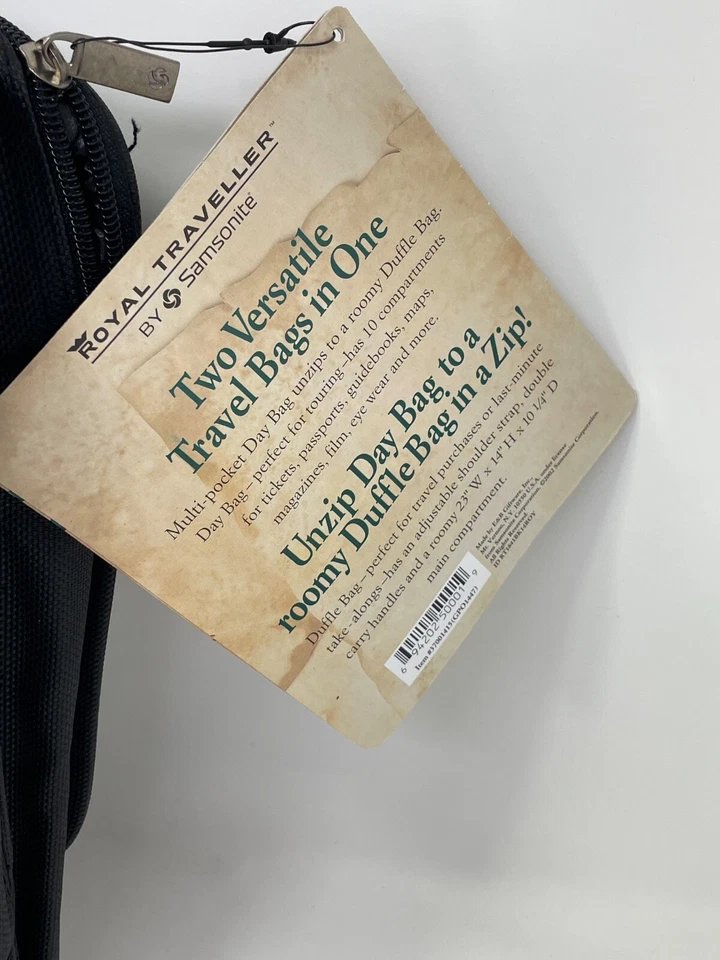 Samsonite Royal Traveler Expandable Bag To Weekend Bag In A Zip Two In One - Image 3 of 4