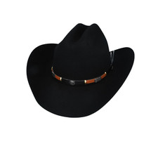 Cowboy Hat by Gladwin Bond –Wool Felt Wide Brim Fedora Sun Hat Western Cattleman