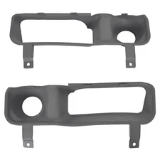 2PCS Bumper Insert Fog Light Lamp Cover Trim Bezel For Dodge Ram 1500 2500 94-02