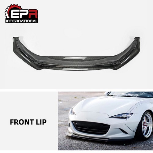 For MAZDA MX5 ND 5RC Miata Roadster RB Style Front Lip Carbon Fiber - Afbeelding 1 van 13