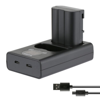 1x Akku + LCD Lader für Nikon EN-EL15C  A/B/C Z5 Z6 Z7 II D7500 2400 mAh 