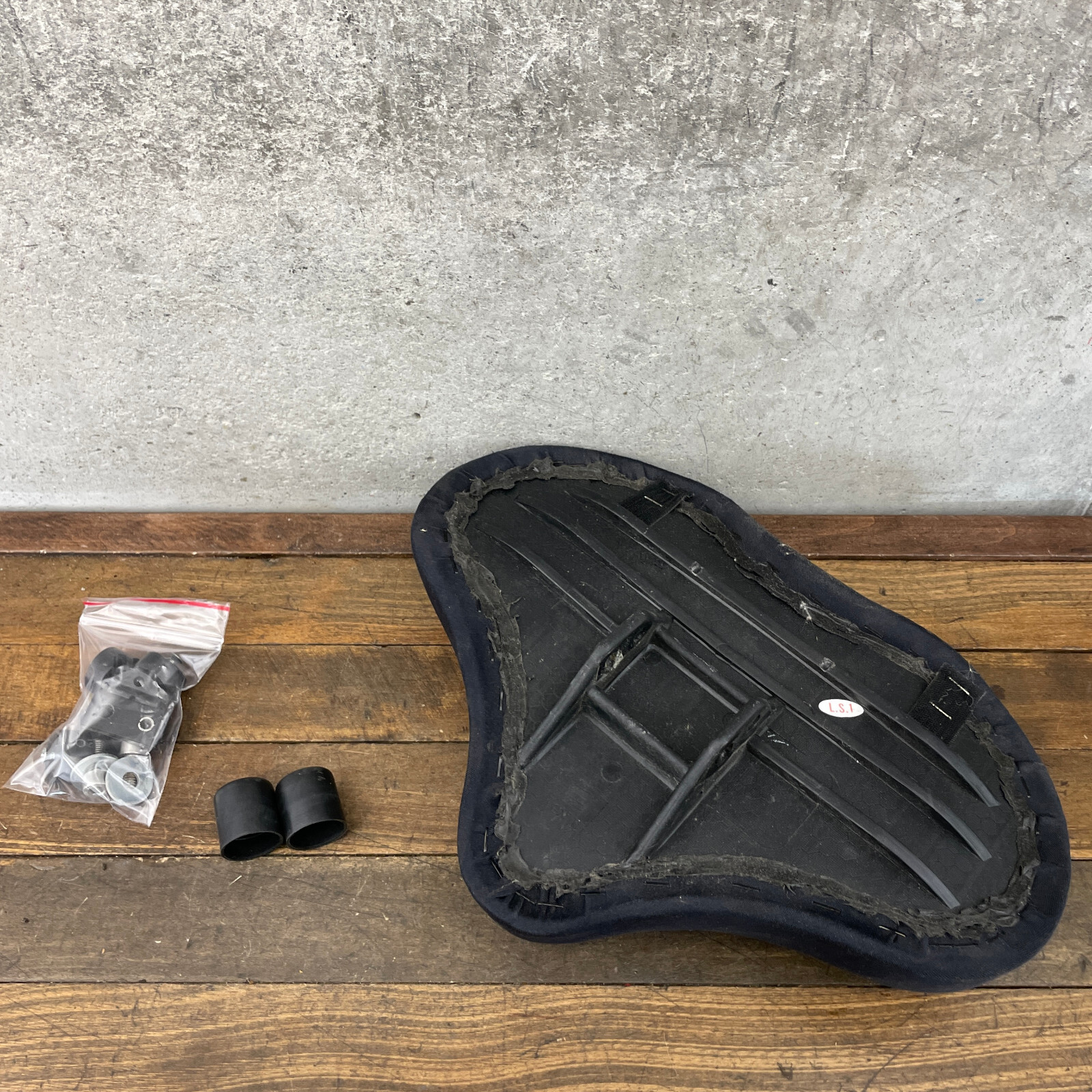 Vintage BikeE Recumbent Seat BikeE Saddle Wide Foam Seat 90s Mount