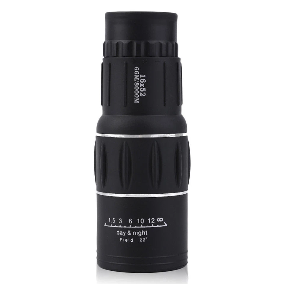 HD 16x52 Dual Focus Optical Prism Monocular Telescope Hunting Camping Hiking  - Image 3 of 4