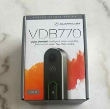Alarm.com Doorbell Camera ADC-VDB770 Video Doorbell Silver NEW