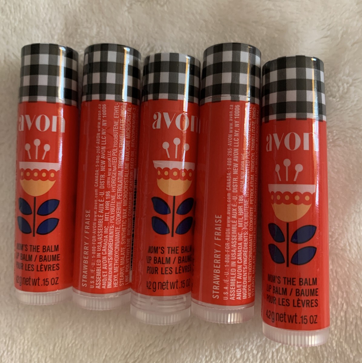 avon vitamin c lip balm 5 Pc STRAWBERRY ICONIC LIMITED EDITION MOTHER'S COLLECTION تونر جلوتاثيوسوم لتفتيح البقع الداكنة وتعزيز الاشراقة من ابيب Treat yourself to the Detoxione 1200mg Glutathione Injection Pack Size:20's