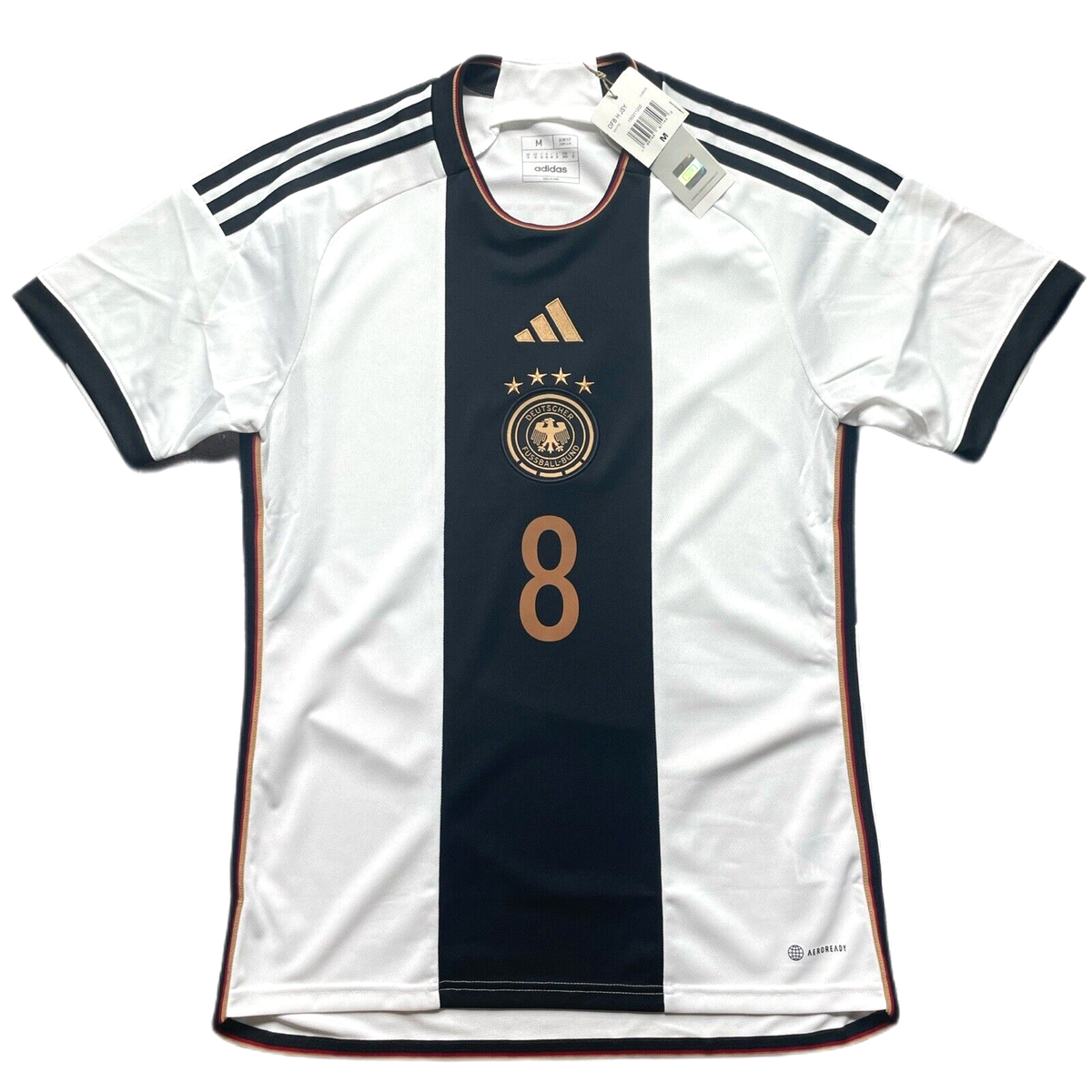 2022/23 Germany Home Jersey #8 Goretzka Medium adidas World Cup