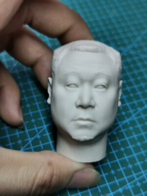 1/6 1/12 1/18 Fan Wei Head Sculpt Carved For Male Action Figure Body Toys