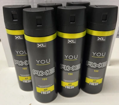 (24,99€/L) AXE 48 h Fresh You 6 x 200 ml XL Deo Spray Deodorant Sparset